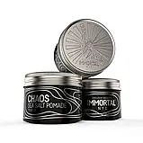 Помада матова для укладки волосся з морською сіллю Immortal Chaos Sea Salt Pomade 100 ml NYC-80, фото 3