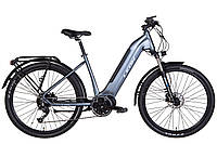 Електровелосипед LEON 27,5" Oxford 500W сірий - 19"
