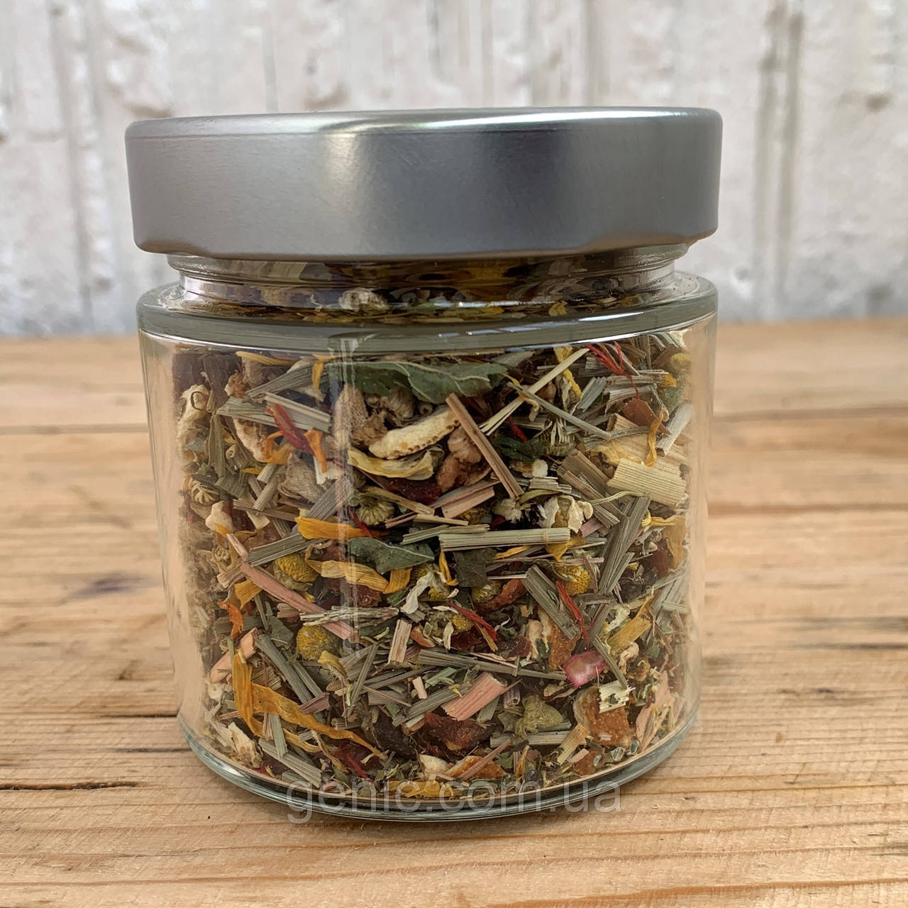 Травяний чай "Серце Ангела (М'ята) 🌿🍵", 45 грам (баночка 200мл), фото 1