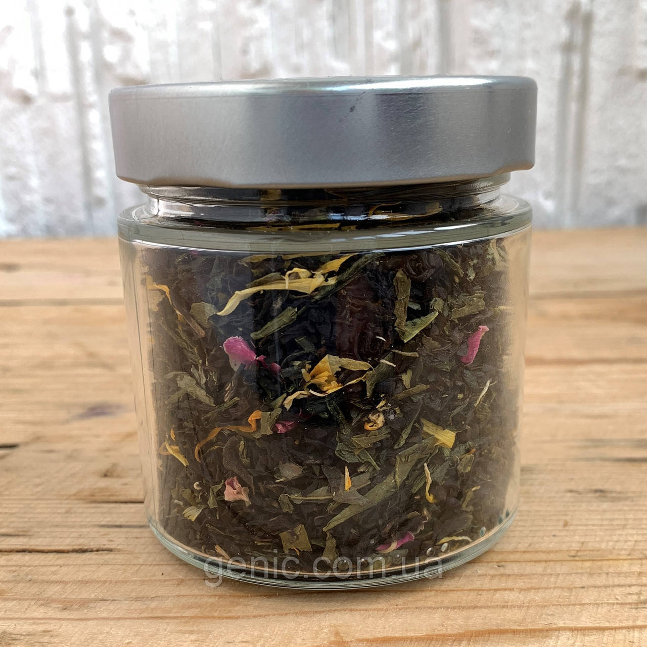 Суміш Чорного та Зеленого чаю "1001 Ніч 🌟🍵", 50 грам (баночка 200мл), фото 1
