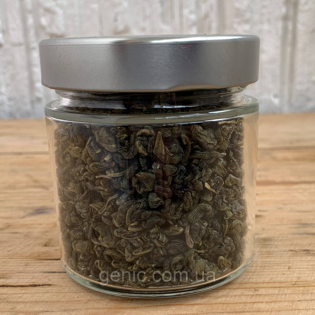 Зелений чай "Зелений Равлик 🍵🐌" 80 грам (баночка 200мл)