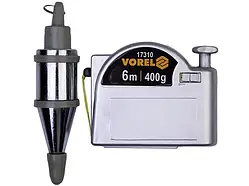 Виска будівельна VOREL 400 гр зі шнуром 6 м і магнітом