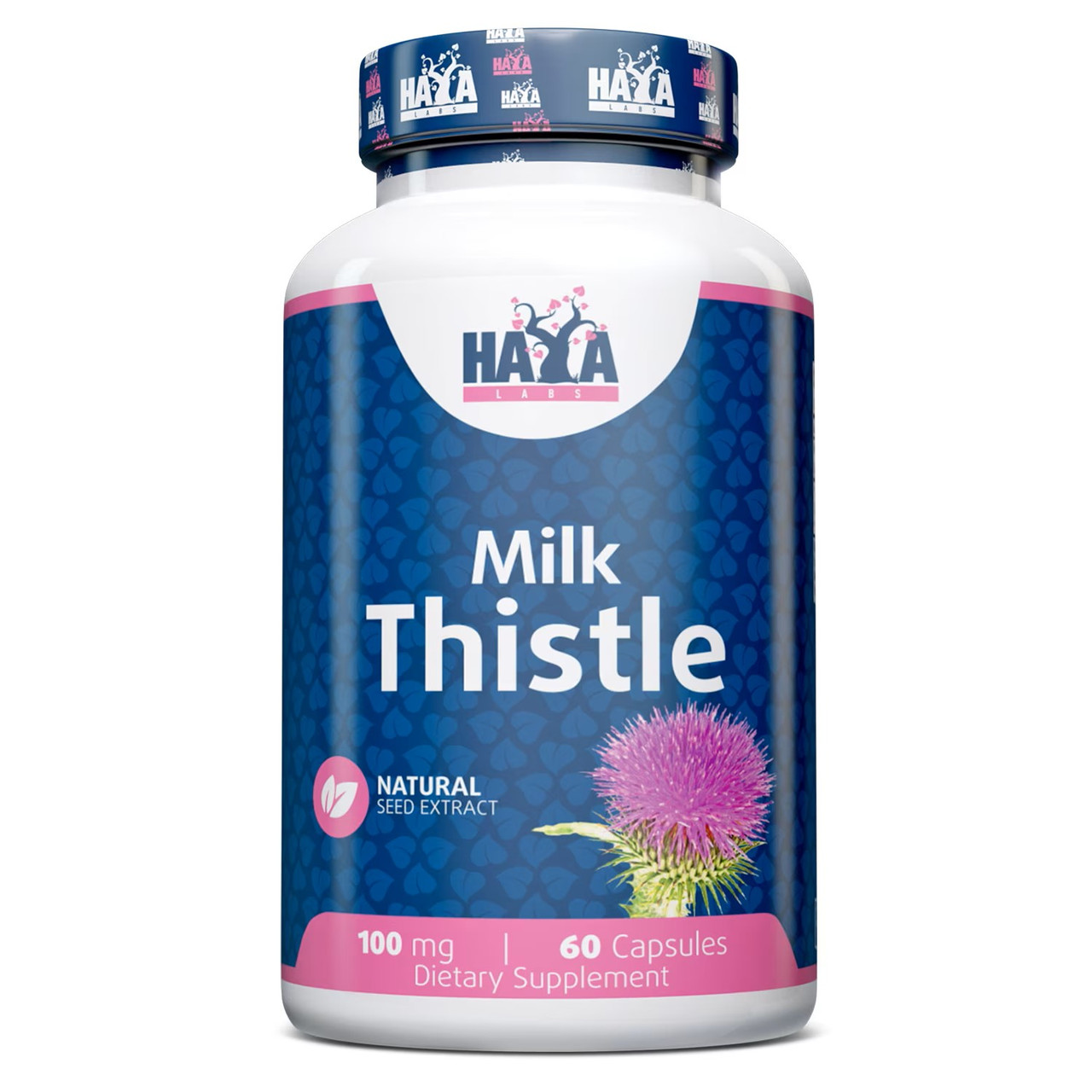 Розторопша Haya Labs Milk Thistle 100mg 60 caps, фото 1