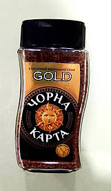 Кава Чорна Карта Голд 190 г розчинна (с/б)