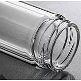 Скляна пляшка з подвійними стінками, датчиком тепла Tee 350 мл, чорна, фото 3