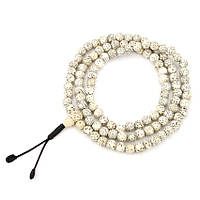 Чотки з насіння пальми Кров дракона,108 намистин Діаметр 7.2 мм (22831)