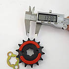 Зірка передня 428 14 вал 17 ATV квадроцикла мопеда 110 125, фото 3