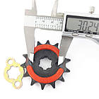 Зірка передня 428 14 вал 17 ATV квадроцикла мопеда 110 125, фото 2