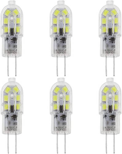 Светодиодные лампы YPLonon 6PCS G4 Теплые белые двухконтактные лампы с ...