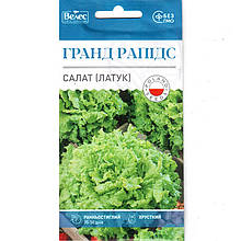 Насіння салату латука раннього «Гранд Рапідс» (1 г) від ТМ «Велес», Україна