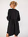 Класичне жіноче офісне плаття, витончене та нарядне, чорне, фото 4