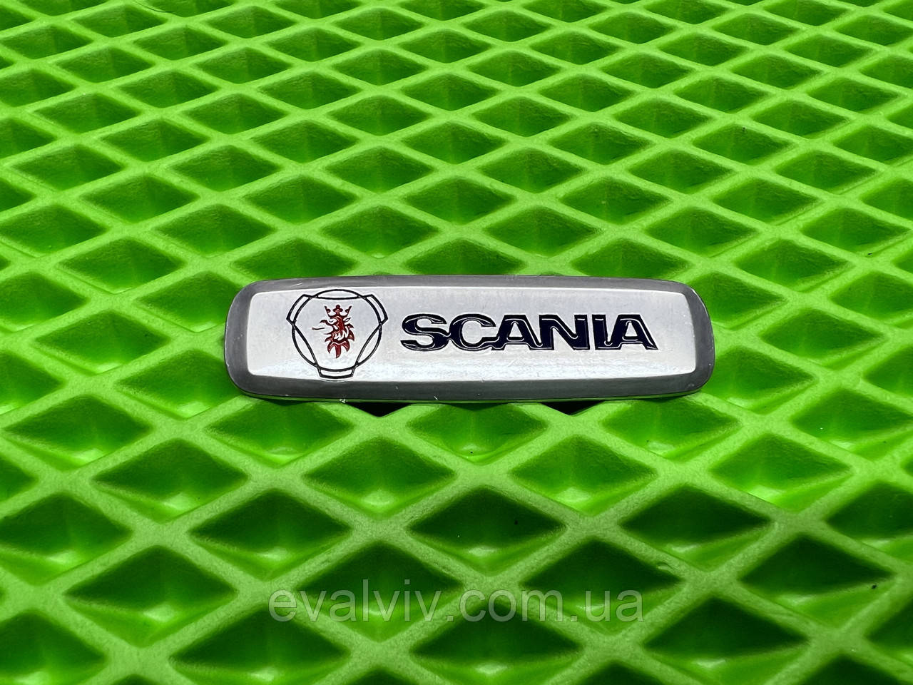 Логотип Scania на килимки для авто та іншу автоатрибутику, фото 1