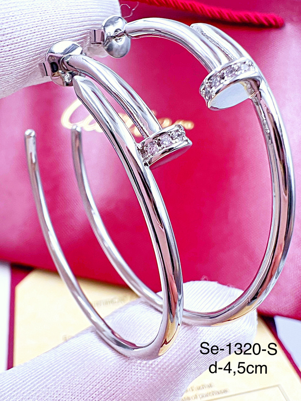 Сережки Stainlees Steel преміум