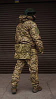 Коврик сидушка тактическая полевая пятиточечник для военных защитная сидушка туристическая подпопник Пиксель