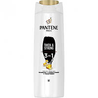 Шампунь Pantene Густі та міцні 3-в-1, 360 мл