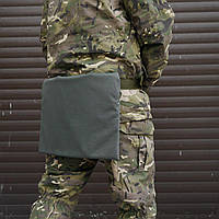 Коврик сидушка тактическая полевая, пятиточечник для военных, защитная сидушка туристическая подпопник Хаки