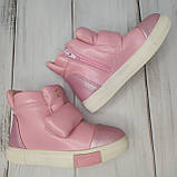 Дитячі демісезонні черевики для дівчинки Bona рожевий розмір 28, фото 2