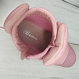 Дитячі демісезонні черевики для дівчинки Bona рожевий розмір 28, фото 6