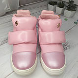 Дитячі демісезонні черевики для дівчинки Bona рожевий розмір 28, фото 3