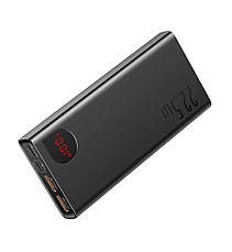 УМБ Power bank (зовнішній акумулятор) Baseus Adaman 20000 мАг Чорний (PPAD000101), фото 2