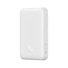 УМБ Power Bank (зовнішній акумулятор) Baseus 10000 мАг для iPhone 12/ 13/ 14 Білий (PPCX030002), фото 4