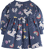 Сукня IdilBaby Mamino з довгим рукавом Єдинороги, 3-6 міс, фото 2
