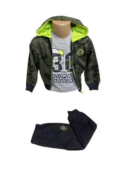 Дитячий спортивний костюм "Тіні" для хлопчика Угорщина від 6міс до 1 року трійка кофта з футболкою та штанами