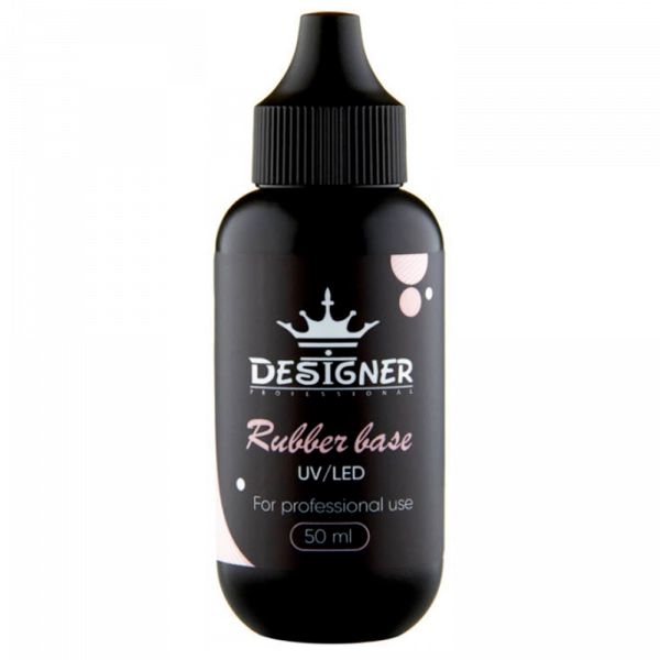 Базове каучукове покриття 50 мл. Rubber Base Designer Professional для гель лаку