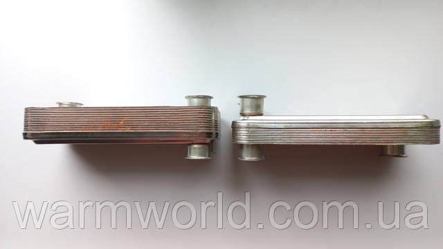 Сравнение теплообменников на 10 и 12 пластин Сравнение теплообменников на 10 и 12 пластин