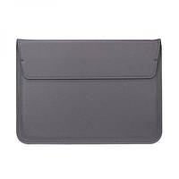 Чехол-Конверт Leather для MacBook 15.4 Gray
