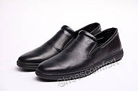 Туфли мужские Bastion 19050 кожаные черные 43 (28,5 см)