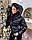 Жіноча тепла куртка еко-шкіра силікон 200 новинка 2022, фото 3