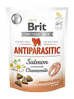 Делікатеси для собак Brit Functional Snack Antiparasitic з лососем 150г