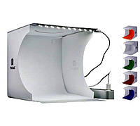 Мини фотостудия лайт бокс для предметной съемки товара Led lightbox, куб для фото фотобокс для ногтей Photobox