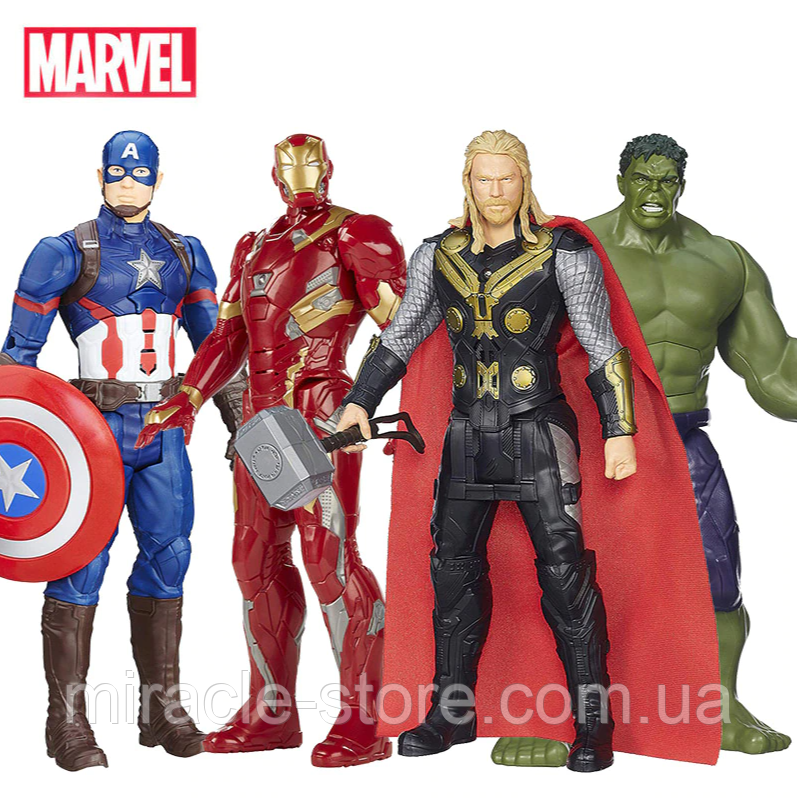 Колекційна іграшка Marvel Месники 30 см зі світлом і звуком Avengers Фігурки мрій зі звуковими ефектами