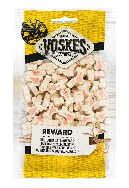 Делікатеси для Собак VOSKES PIES REWARD 200г DUO BONES SALMONRICE ...