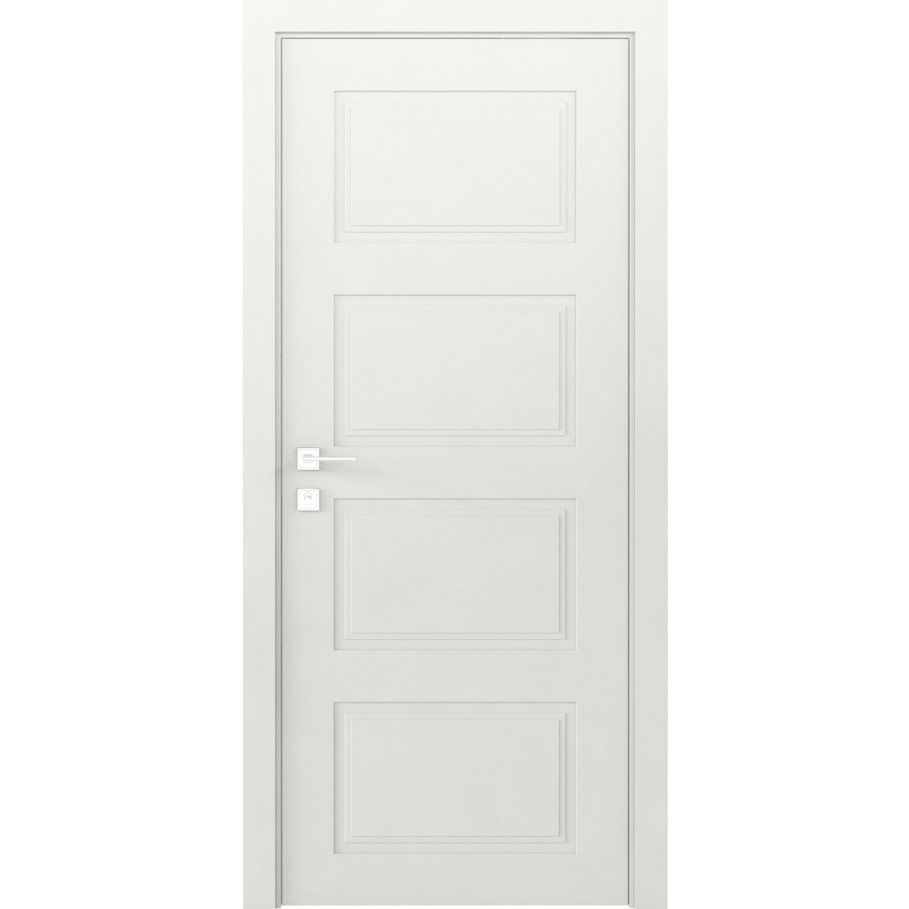 Двери крашенные коллекции CORTES модель  Dolce ПГ Белый мат