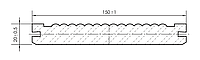 Террасная доска из ДПК «Массив» (Massive) 150х20х(2200-6000) Венге,Мербау, Дуб,Антрацит,Серый