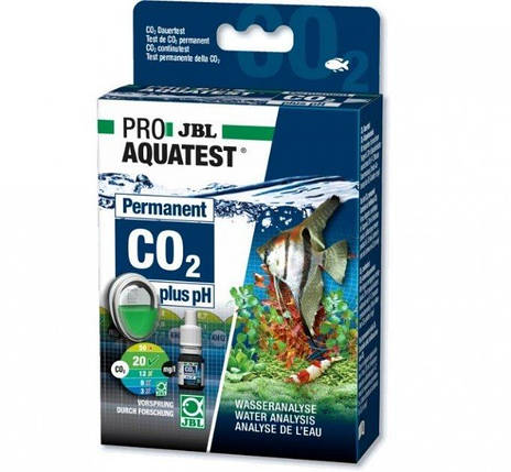 Постійний тест JBL PROAQUATEST CO2-pH Permanent для визначення pH та CO2 у прісноводних акваріумах, фото 1