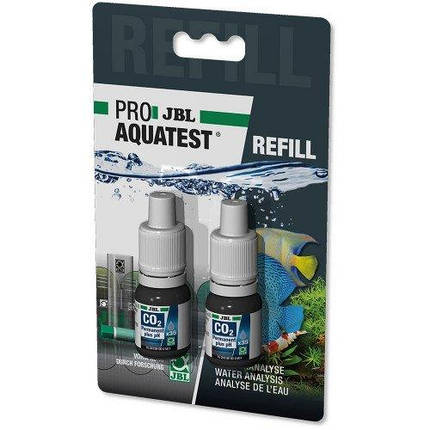 ТЕРМІН 06.2024!!! Реагенти JBL ProAquaTest CO2-pH Permanent, для визначення pH та CO2 у прісноводних акваріумах, фото 1