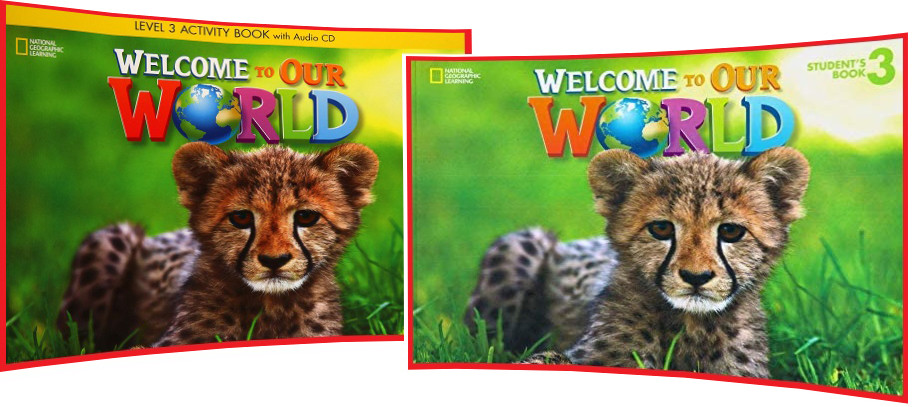 Welcome to Our World 3. Student's+Workbook. Комплект книг з англійської мови. Підручник+Зошит