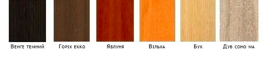 Варианты цвета мебели Компанит
