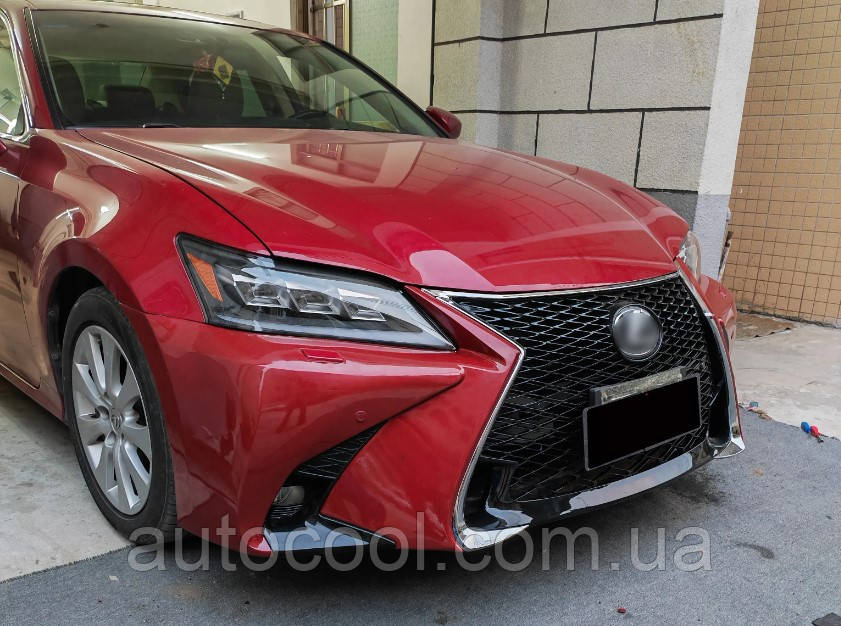 Рестайлінг обвіс для Lexus GS 2012-2015 р. у стиль 2016+ F-sport