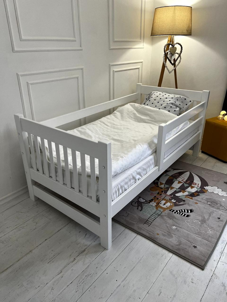 Ліжко AFINA 160*80 см (бук), фарбоване в білий колір