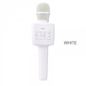 Бездротовий мікрофон караоке HOCO BK5 Cantando karaoke microphone Bluetooth Білий