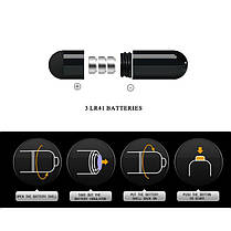 Насадка на пеніс BAILE BRAVE MAN SMOKE 5,91 MULTI-SPEED vibration, фото 3