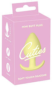 Анальна пробка Cuties Plugs Yellow