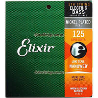 Струни Elixir 14002+15425 Nanoweb 5-String Super Light 40-125