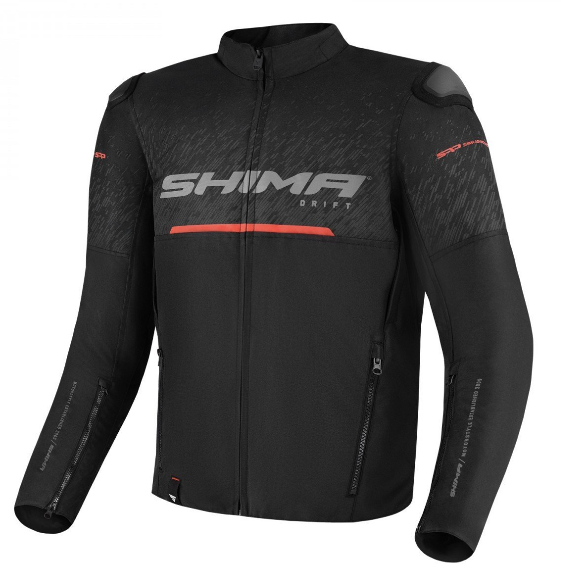 МОТОКУРТКА ТЕКСТИЛЬНА SHIMA DRIFT MEN BLACK, фото 1
