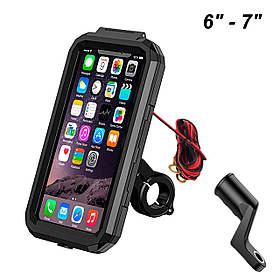 Тримач телефона R16W 6-7" бездротова зарядка + USB-C M18-A1L